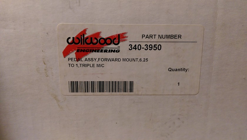 Wilwood Tripple Pedal Assembly
