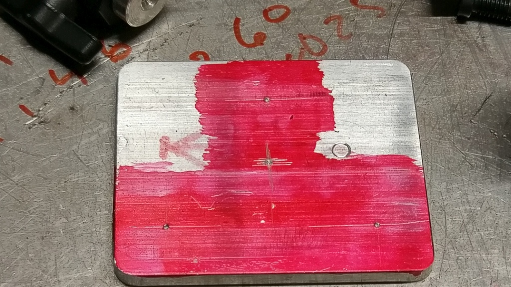 Dykem Marked Mounting Plate