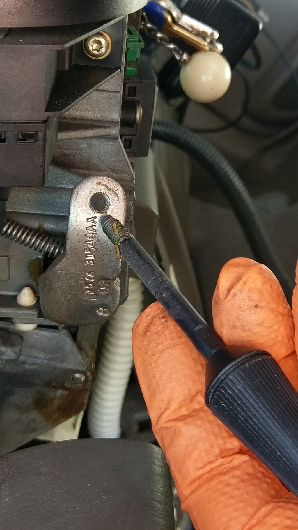 Tilt Lever Removed
