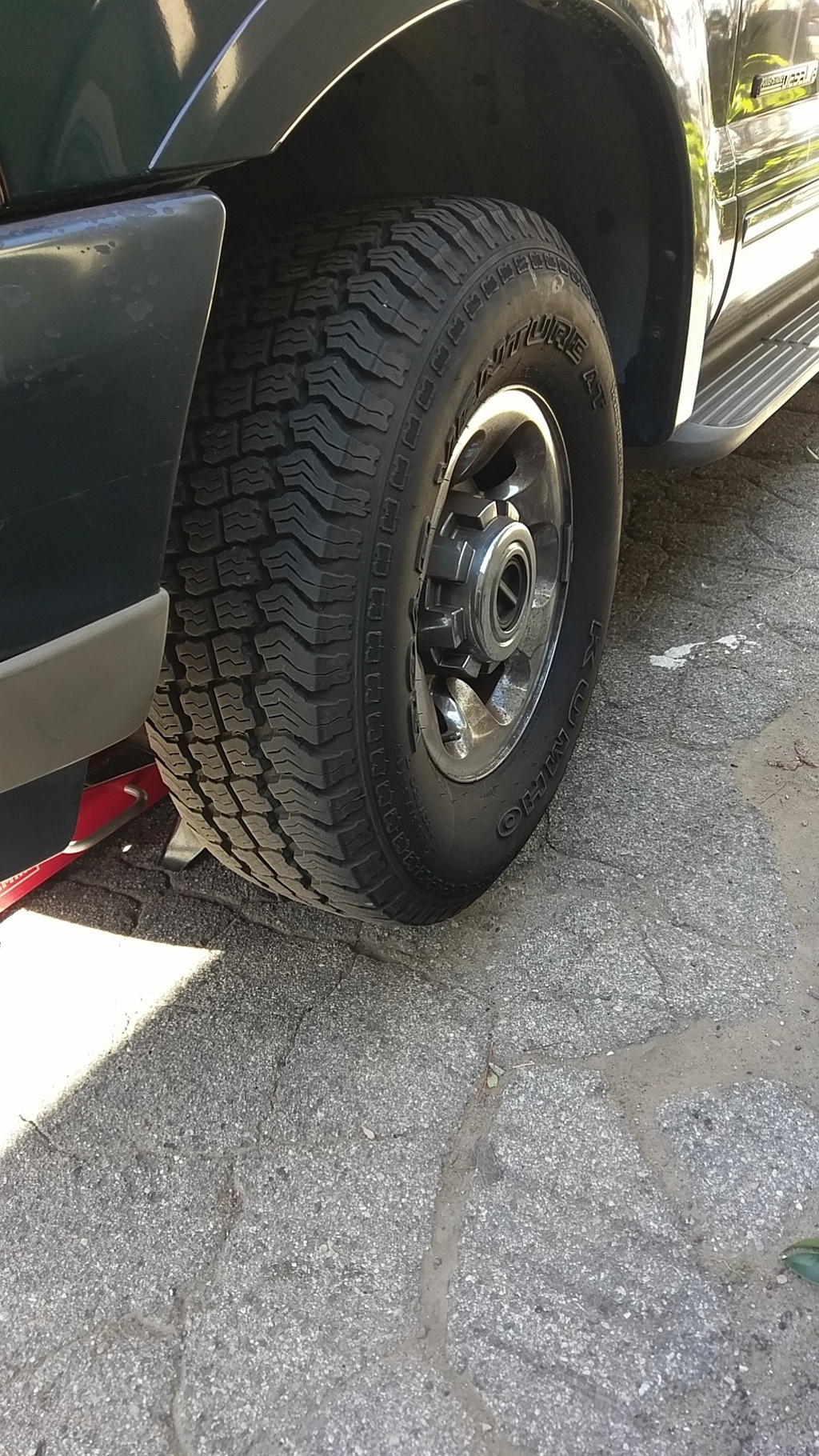 Safe Jack and Remove Wheel