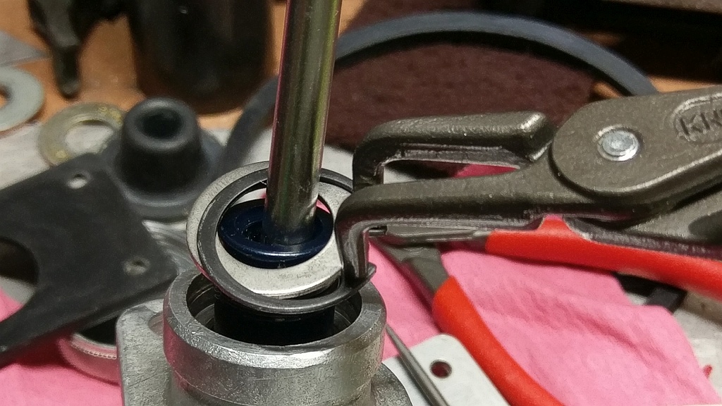 Install Washer and Snap Ring