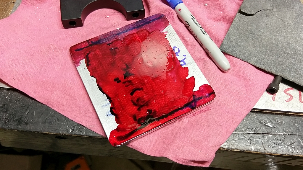 Dychem Plate Ready to Mark