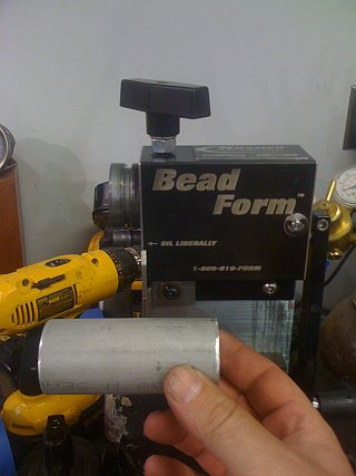 Aluminum Pipe Ready for Bead