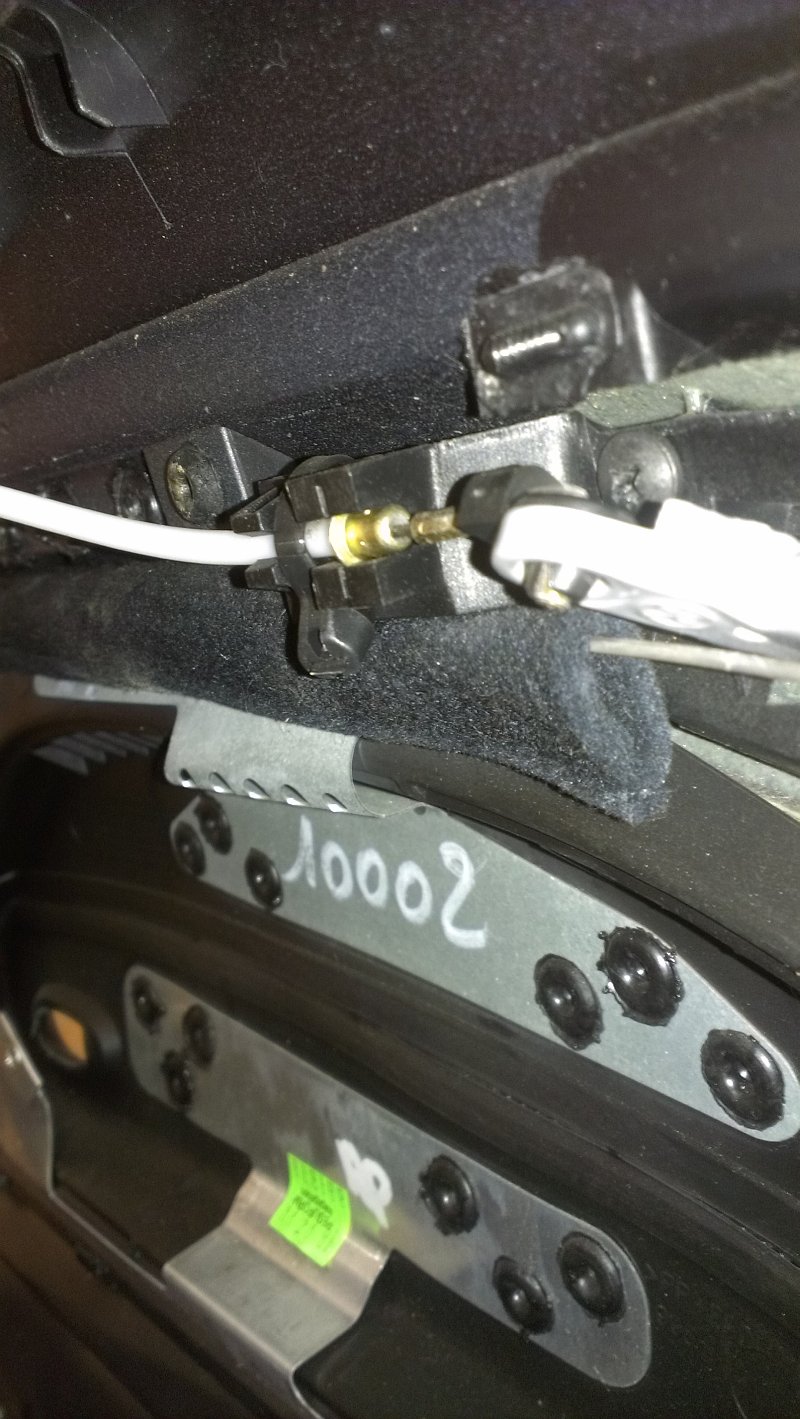 Porsche Boxster - Behind the door panel