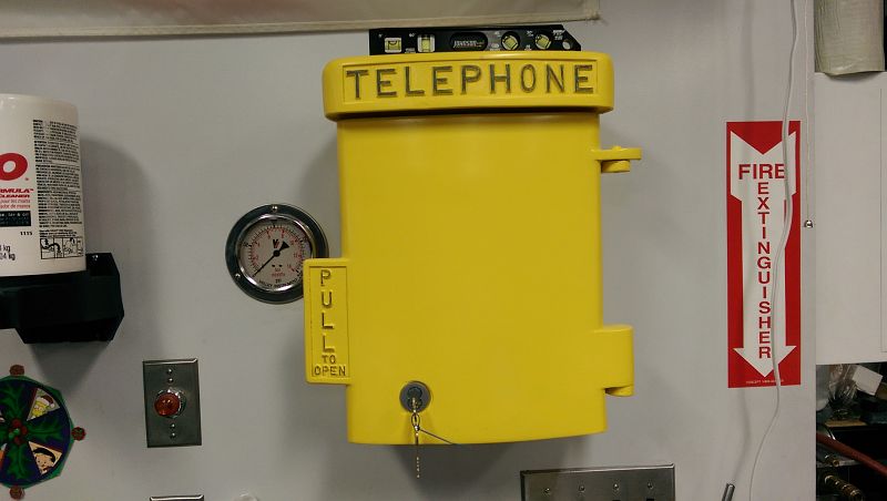 Mounted Vintage Call Box Mounted Vintage Call Box