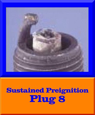Sustained Preigniton Spark Plug Damage Sustained Preigniton Spark Plug Damage