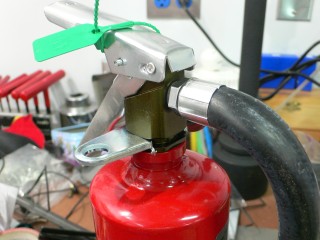Halotron Fire Extinguisher Mounting Halotron Fire Extinguisher Mounting