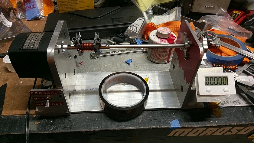 Finished DIY Coil Winder