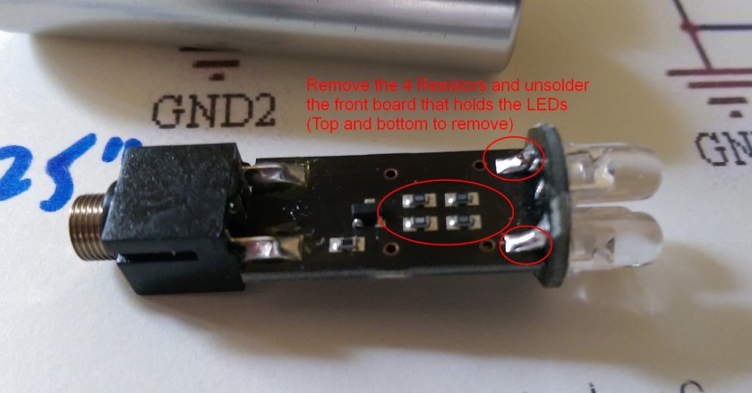 Remove Shift light LED Resistors Remove Shift light LED Resistors