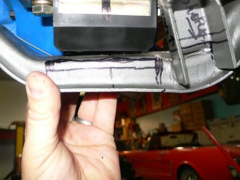 Test Fit Mustang Crossmember