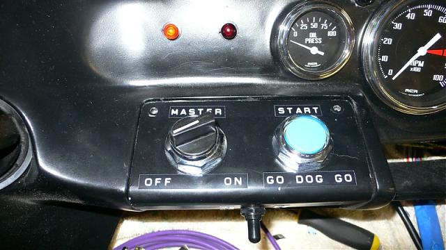 Race Car Replica's RCR40 Master and Starter Switches Race Car Replica's RCR40 Master and Starter Switches