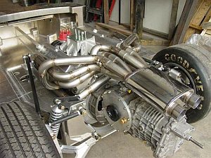 Race Car Replica's RCR40 Exhaust and Transaxle Race Car Replica's RCR40 Exhaust and Transaxle