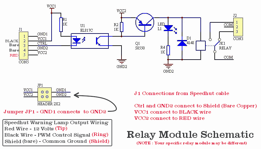 Relay Module Schematic Relay Module Schematic