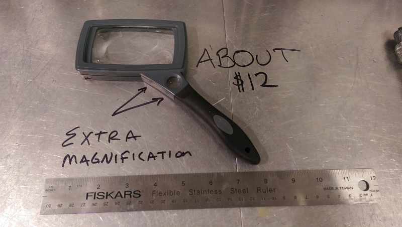 Rectangular Spark Plug Magnifier