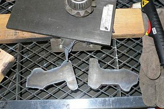 Tiger Brakes - Pair of raw  brackets