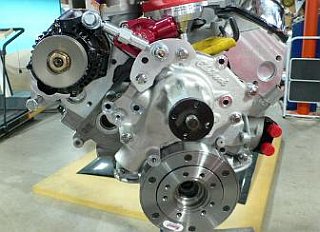 Tiger Engine Front View Water Pump and Alternator Tiger Engine Front View Water Pump and Alternator