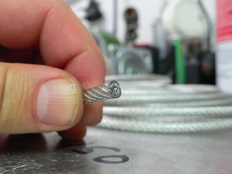 Sample Wire Rope Cut