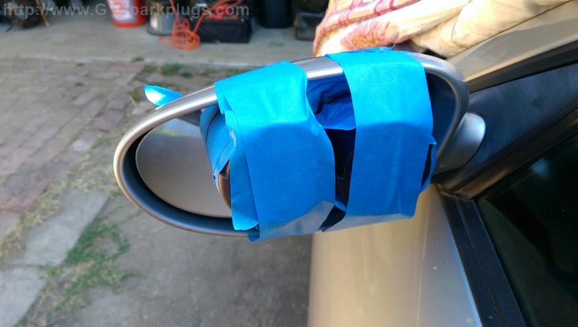 Porsche Mirror Glass Install