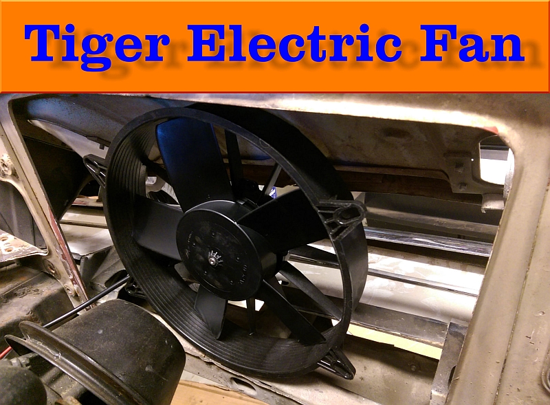 Sunbeam Tiger Electric Fan Installation